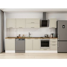 Alvinka 305X210 cm Mbr_c Mutfak Dolabı Beyaz Kumtaşı M-E80S60S45-2