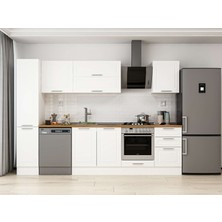 Alvinka 290X210 cm Mbr_c Mutfak Dolabı Beyaz Beyaz MB-E80B40S50-2