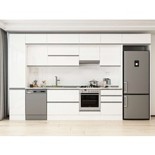 Alvinka 395X240 cm Hg_j Mdf Mutfak Dolabı Beyaz Beyaz MBB-E90B45S60-1