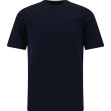 Abdullah Kiğılı Bisiklet Yaka Slim Fit Dar Kesim Nakışlı Pamuk T-shirt