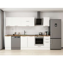 Alvinka 290X210 cm Mbr_c Mutfak Dolabı Beyaz Beyaz M-E90S40S40-2