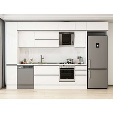 Alvinka 370X240 cm Hg_j Mutfak Dolabı Beyaz Beyaz MBB-E90B40S40-2