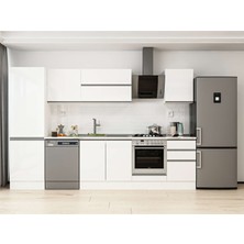 Alvinka 310X210 cm Hg_j Mdf Mutfak Dolabı Beyaz Beyaz MB-E80B60S50-2