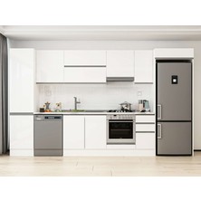 Alvinka 380X222 cm Hg_j Mutfak Dolabı Beyaz Beyaz MBB-E90B50S40-1