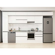 Alvinka 380X240 cm Hg_j Mdf Mutfak Dolabı Beyaz Beyaz MBB-E80B40S60-1