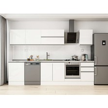 Alvinka 320X210 cm Hg_j Mdf Mutfak Dolabı Beyaz Beyaz M-E90S60S50-2