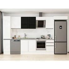 Alvinka 375X222 cm Hg_j Mdf Mutfak Dolabı Beyaz Beyaz MBB-E90B40S45-3