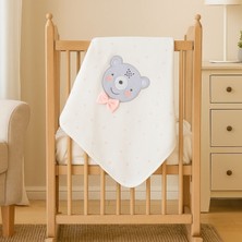 Sebi Bebe Puantiyeli Ayılı Battaniye 109