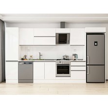 Alvinka 390X222 cm Hg_j Mutfak Dolabı Beyaz Beyaz MBB-E80B50S60-2