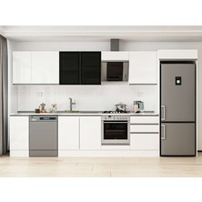 Alvinka 380X222 cm Hg_j Mdf Mutfak Dolabı Beyaz Beyaz MB-E80S40S60-3