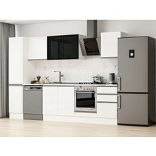 Alvinka 305X210 cm Hg_j Mdf Mutfak Dolabı Beyaz Beyaz MB-E90B45S50-3
