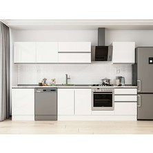 Alvinka 320X210 cm Hg_j Mutfak Dolabı Beyaz Beyaz M-E80S60S60-2