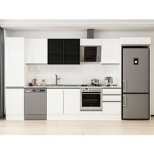 Alvinka 380X222 cm Hg_j Mdf Mutfak Dolabı Beyaz Beyaz MBB-E80B50S50-3