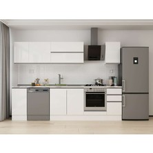 Alvinka 290X210 cm Hg_j Mdf Mutfak Dolabı Beyaz Beyaz M-E90S40S40-2