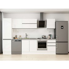 Alvinka 300X210 cm Hg_j Mdf Mutfak Dolabı Beyaz Beyaz MB-E80B50S50-2