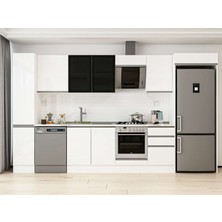 Alvinka 380X222 cm Hg_j Mutfak Dolabı Beyaz Beyaz MBB-E90B40S50-3