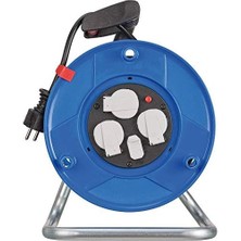 Karokstore 3 Soketli USB Iq Şarj Özellikli Makaralı Kablo 25 M