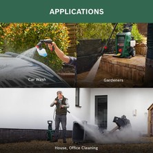 Karokstore And Hortum Yüksek Basınçlı Yıkama Cihazları Için Yüksek Basınç Hortumu, Siyah