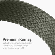 Karokstore 46MM Akıllı Saat Modelleri Için (Gt4/ 4 Pro/gt3/gt3 Pro/gt2/gt2 Pro) Samsung (Gear S3 Frontier/galaxy 46MM) Örgü Solo Loop 22MM Elastik Kumaş Kordon