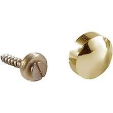 Karokstore Dekoratif Vida Kapağı Sarı 15MM - 10 Adet