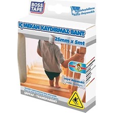 Karokstore Zemin Kaydırmaz 25 mm x 5 mt Şeffaf