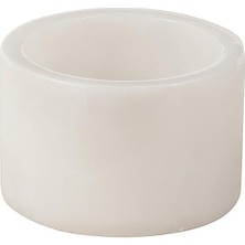 Karokstore Nero Mermer Baharatlık 6X10 cm Mermer Tuzluk Biberlik Dekoratif Baharatlık Beyaz