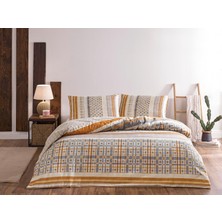 Karokstore Merald Flanel Standart Flanel Nevresim Takımı, Bej, Tek Kişilik