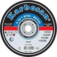 Karokstore Metal Kesme Kesici 180X3X22 mm 5 Adet