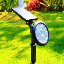 Karokstore 18W LED Solar Kazıklı Çim Armatür Güneş Enerjili LED Işık Çim Lambası Bahçe Ağaç Çalı Duvar Aydınlatma