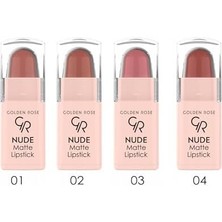 Karokstore Golden Rose Nude Matte Lipstick (Mini) Mix - Ruj