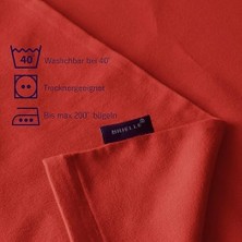 Karokstore Düz Pamuk Nevresim Setleri, Kırmızı, Tek Kişilik