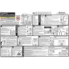 Karokstore 400AKR Evrensel Hepsi Bir Arada Tuvalet Tamir Takımı, 2 Inç Yıkama Vanaları Için, Kolay Kurulum