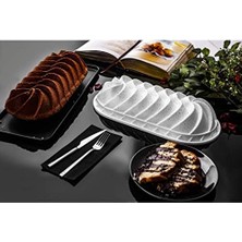 Karokstore Tac" Baton" Granit Alüminyum Döküm Pişirme Kalıbı Krem