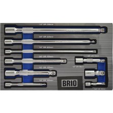 Karokstore Uzatma Kol Set 9 Parça 1/4 3/8 1-2