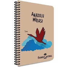 Karokstore Mirası Spiralli Defter, A4, 100 Yaprak, 70G Kağıt, Kareli, Dayanıklı Kapak, Kolay Açılan Spiral Cilt, Asorti Kapak Tasarımı