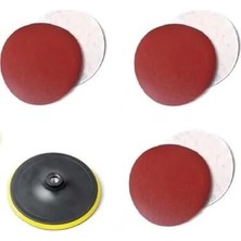 Karokstore Sfd Cırtlı Zımpara Diski Seti, 115 Mm, 6 Yedek Parçalı