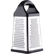 Karokstore Silikon Saplı 4 Yüzeyli Kaymaz Tabanlı Paslanmaz Çelik Rende – Ergonomik Tasarım, Pratik Kullanım ve Çok Amaçlı Rendeleme Özelliği ile Mutfakta Vazgeçilmez Yardımcınız