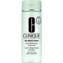 Karokstore Clinique Liquid Facial Soap Extra Mild 200 Ml'likit Sabun 1 Paket (1 x 200 Ml)
