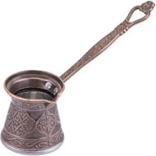 Karokstore Kosova 1 Döküm Kahve Cezvesi 1-2 Kişilik Bakır Rengi