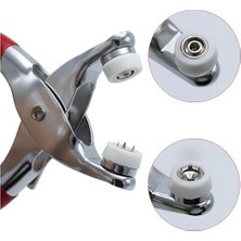 Karokstore 9,5 mm Metal Çıtçıt Düğme ve Seti – 25'li Dayanıklı Perçin Çıtçıt Takım – El Işi, Dikiş, Bebek Kıyafeti, Çanta ve Tekstil Için Uygun Düğme Seti