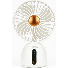 Karokstore HP-F07 USB Şarjlı Sessiz Masaüstü Mini Fan 360 Derece Ayarlanabilir Gövde Vantilatör