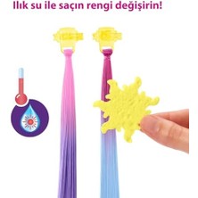 Karokstore Mattel Prenses Renk Değiştiren Sihirli Saçlı Rapunzel, 3 Yaş ve Üzeri, HLW18