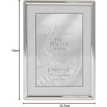 Karokstore Frames Simply Metal Resim Çerçevesi, Gümüş, 3,5x5
