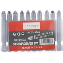 Karokstore Sfd Yıldız Tornavida Uç, Ph2, 50 Mm, 10 Adet