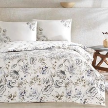 Karokstore Pansy  Standart Pamuk Nevresim Takımı, Siyah, Çift Kişilik