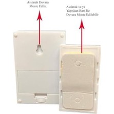 Karokstore Pilli Uzaktan Kumandalı Zil Seti - Kablosuz Kapı Zili 36 Melodi