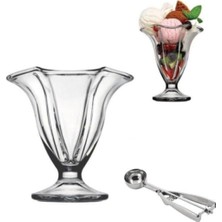 Karokstore Dondurma ve Tatlı Kasesi 6 Adet Dondurma Kaşığı Hediyeli 56567656756