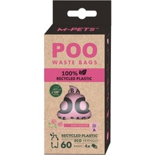 Karokstore Poo 100% Recycled Dışkı Poşeti Gül Kokulu 4X15 Yaprak