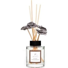 Karokstore 100 ml Gri Orkide Taş Bambu Çubuklu Vanilya Oda Kokusu