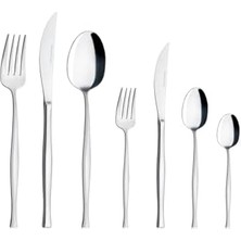 Karokstore Pontus 84 Parça Çatal Bıçak Kaşık Seti Gümüş